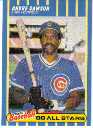 1988 Fleer Baseball All-Stars Baseball Cards   010      Andre Dawson